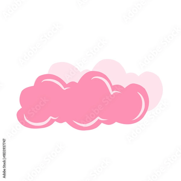 Obraz lofi cloud illustration