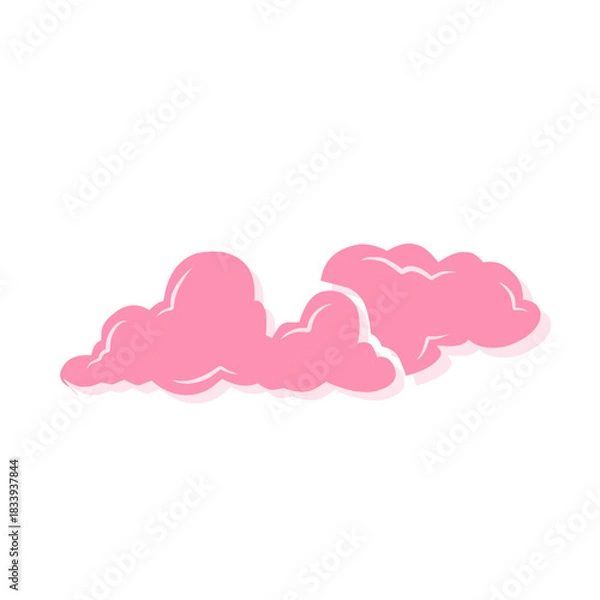 Obraz lofi cloud illustration