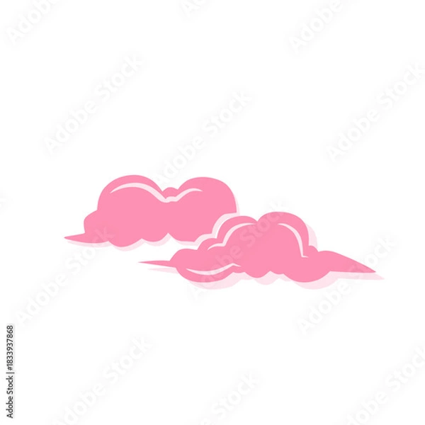 Obraz lofi cloud illustration