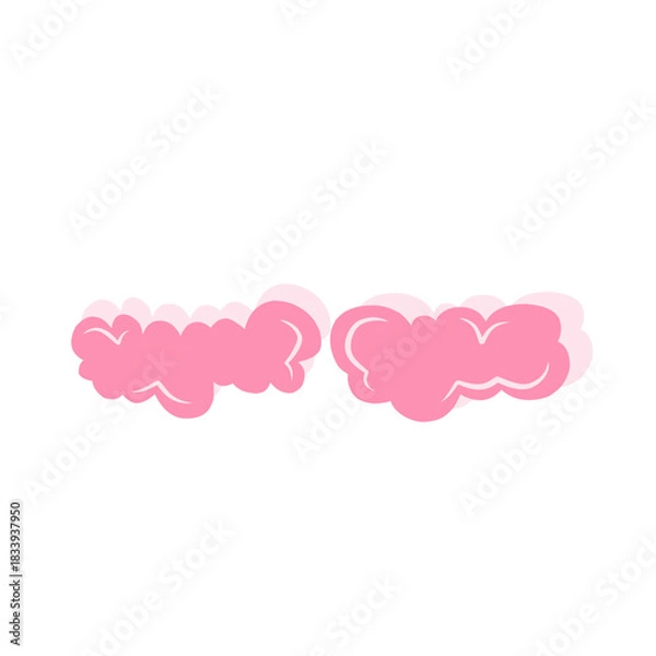 Obraz lofi cloud illustration