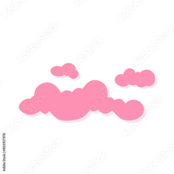 Obraz lofi cloud illustration