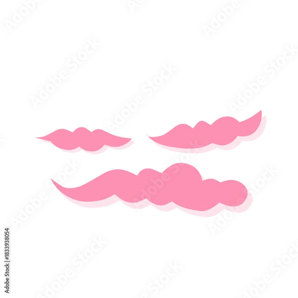 Obraz lofi cloud illustration