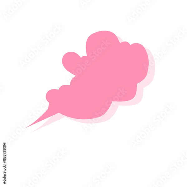 Obraz lofi cloud illustration