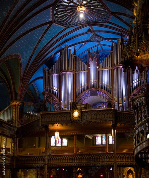 Obraz Orgue de la Basilique Notre-Dame de Montréal