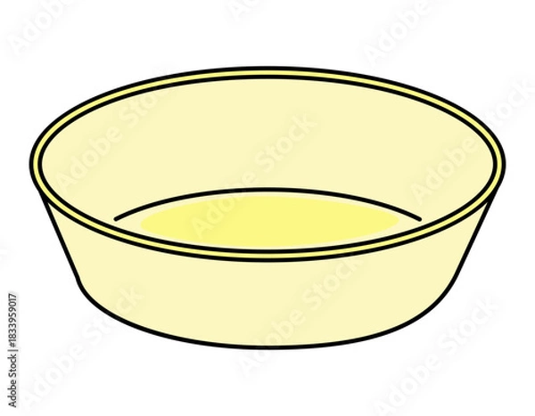 Obraz 分別ゴミイラスト素材　洗面器　カラー