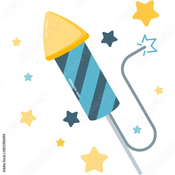 Obraz New Year Fireworks