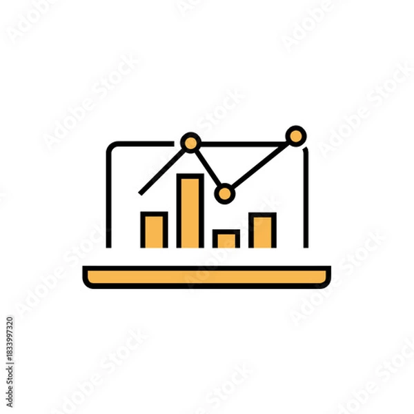 Obraz BAR CHART FREE ICON