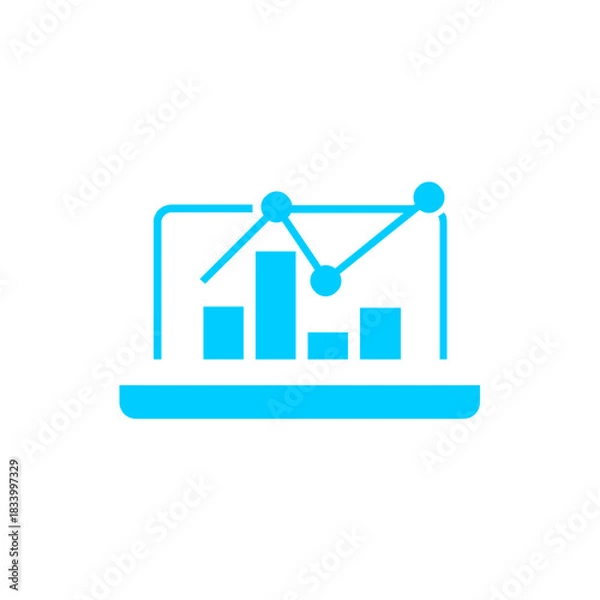 Obraz BAR CHART FREE ICON