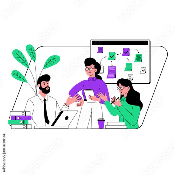 Obraz Brainstorm and Teamwork