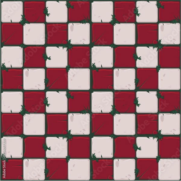 Obraz red chess board