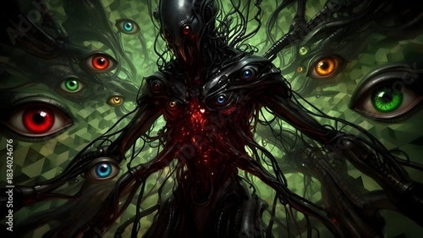 Obraz peacock feather background