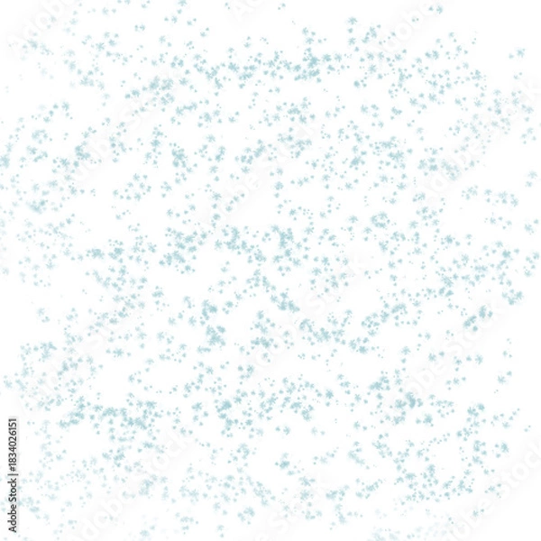 Obraz Abstract Square Snowflake Pattern Isolated Without Background for card and celebration