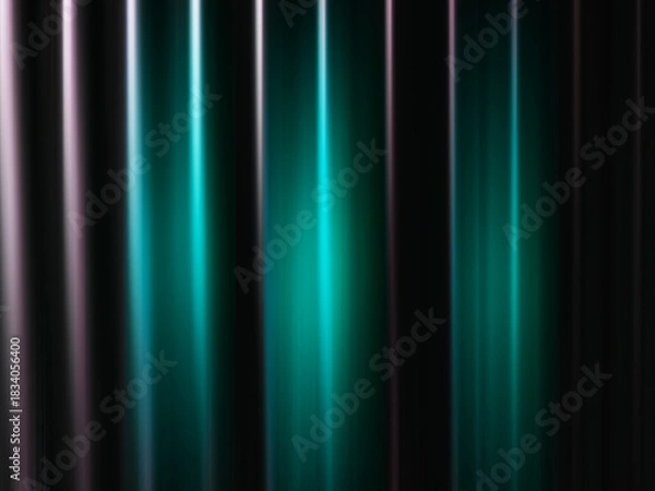 Fototapeta Abstract Vertical Blurred Glowing Lines Background
