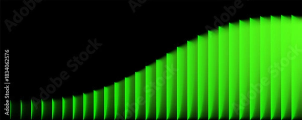 Fototapeta Blue teal and green abstract grainy gradient background, with noise texture effect for summer poster backdrop wide banner design