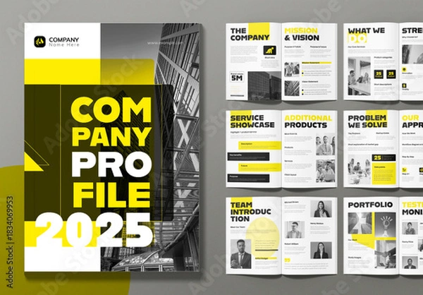 Obraz Company Profile Template Layout