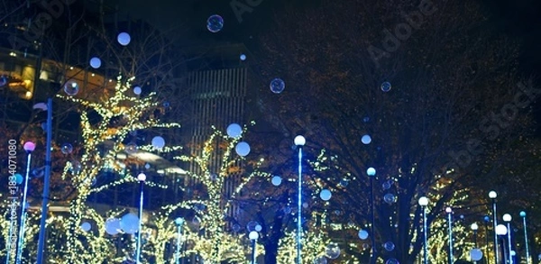 Fototapeta クリスマスイルミネーション