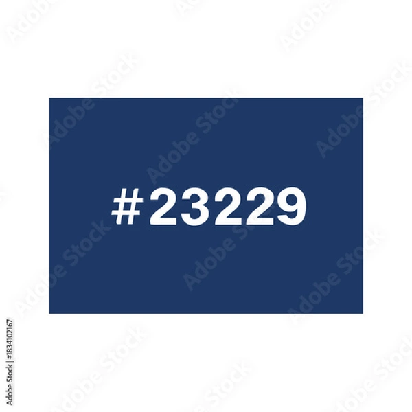 Fototapeta Solid dark blue background with hex color code #23229 for graphic design 

