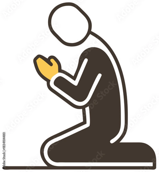 Obraz vector illustration of a man