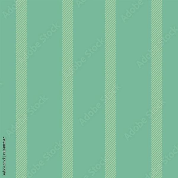 Fototapeta Vertical stripes in soothing seafoam green.  A versatile pattern evoking calmness  simplicity. Perfect for backgrounds, textiles,  adding subtle texture.