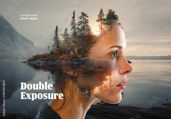 Fototapeta Double Exposure Photo Effect