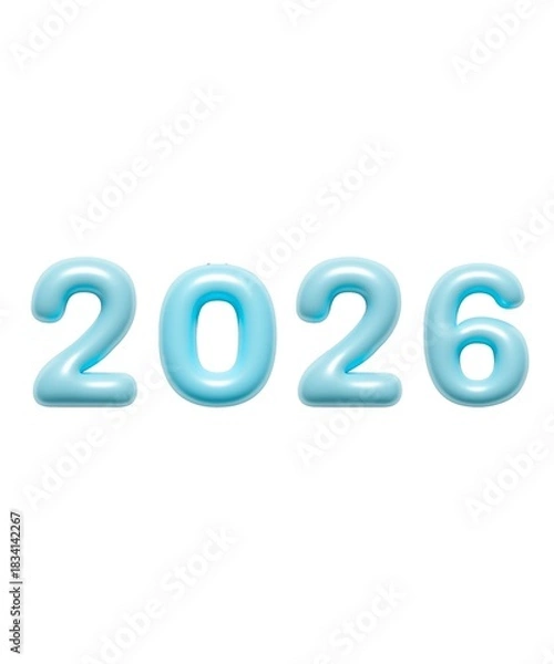 Obraz New Year illustration, 2026 