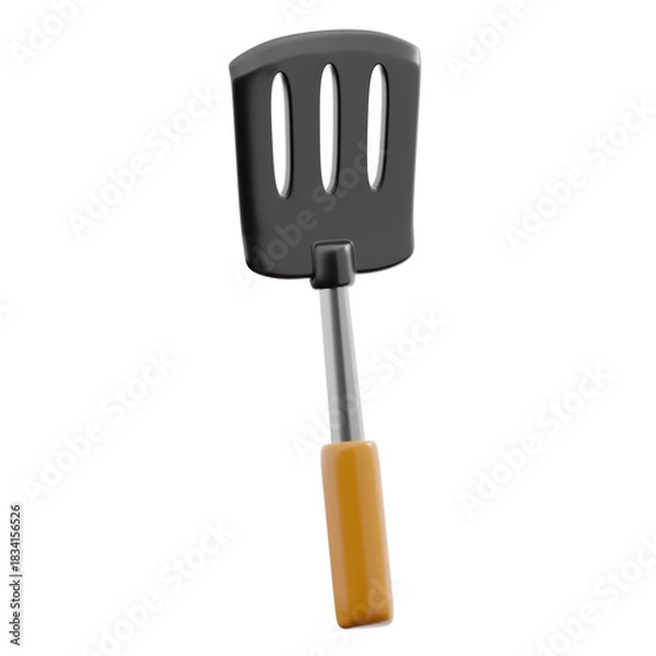 Fototapeta Kitchen spatula 3d illustration