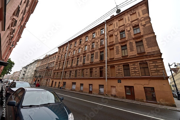 Obraz Decembrists Street in the center of St. Petersburg.