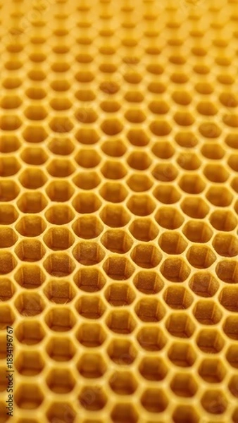Fototapeta Intricate honeycomb pattern in warm golden tones for your next project