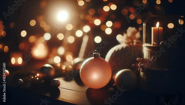 Obraz christmas tree decorations