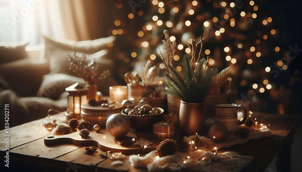 Obraz christmas tree decorations