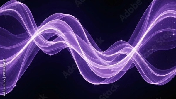 Obraz Cosmic Violet Purple–Indigo Galaxy Lightwave Nebula Mist 1