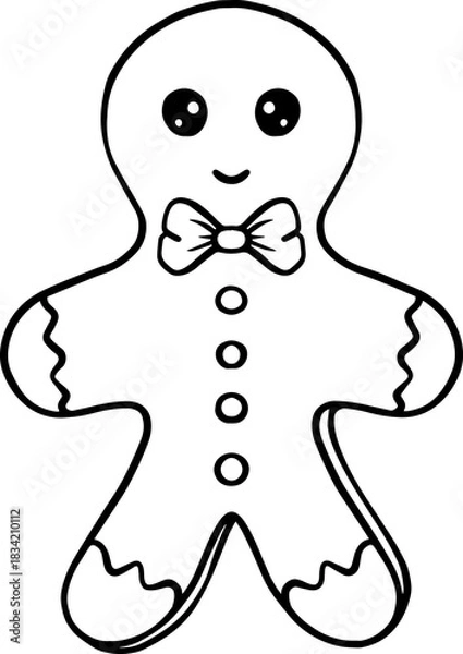 Obraz Christmas gingerbread cookies