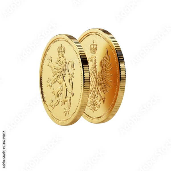 Fototapeta Money On Transparent Background