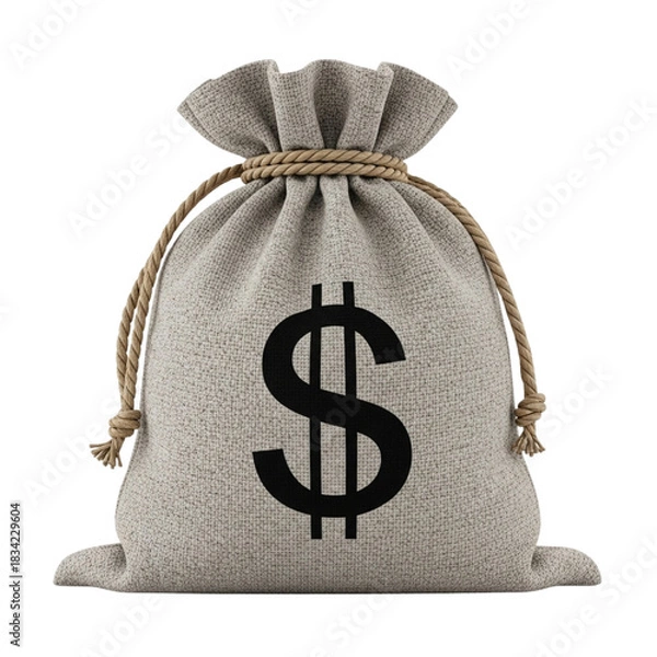 Fototapeta Money On Transparent Background