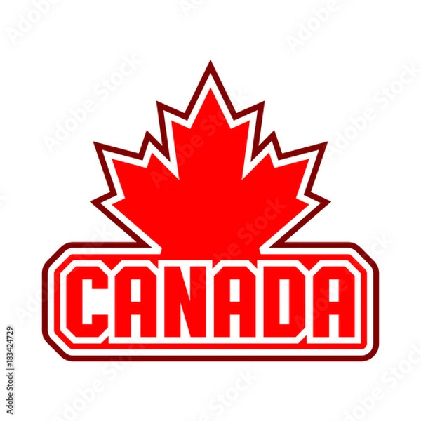 Fototapeta Canadian Vector Crest