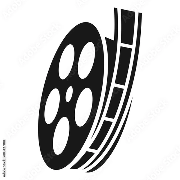 Obraz Film reel black