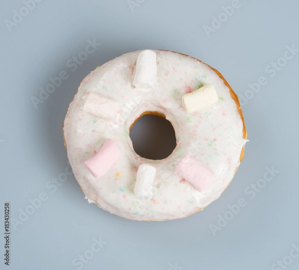 Fototapeta donuts or delicious donuts on a background.