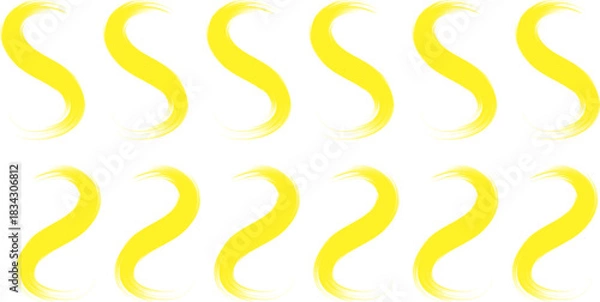 Fototapeta seamless pattern with yellow and red flames