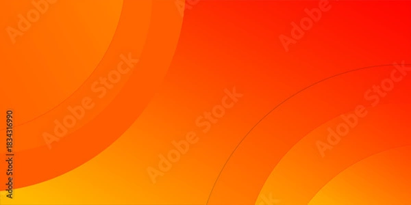 Fototapeta Abstract red ang orange fluid shape modern background. Fit for presentation design. wallpapers, brochure, posters