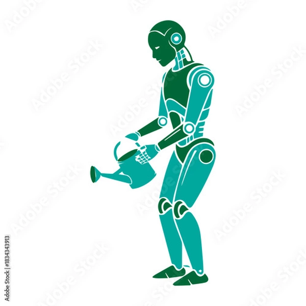 Obraz Robotic Nurturing Concept