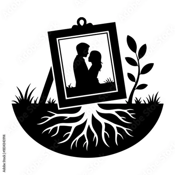 Obraz Rooted in Love Frame