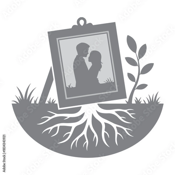 Obraz Family Roots and Love