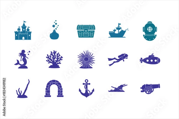 Fototapeta Abstract vector file placeholder graphic for digital design assets