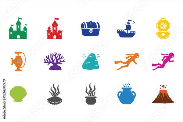 Fototapeta Vector file icon for digital graphic design and creative projects.