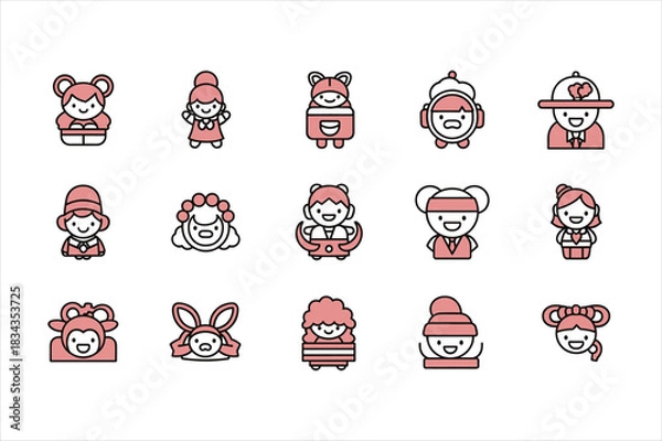 Fototapeta Vector file icon and text graphic on a simple white background