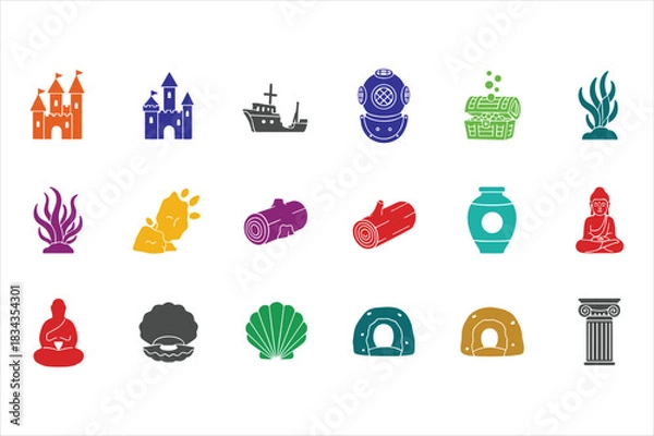 Fototapeta Placeholder for digital vector graphic file illustration content