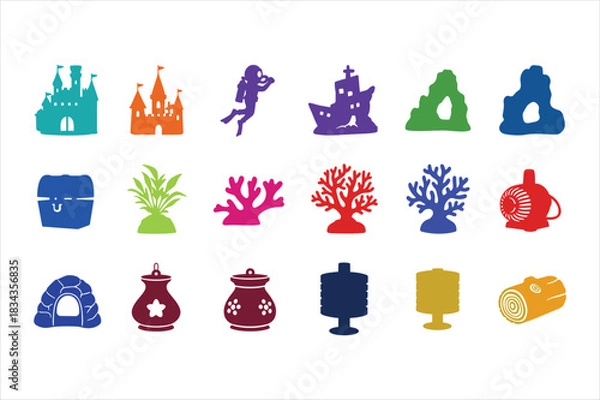 Fototapeta Vector file format icon for digital graphics and design assets