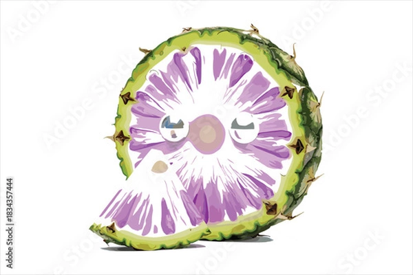 Fototapeta Vector file icon representing digital graphic design document.