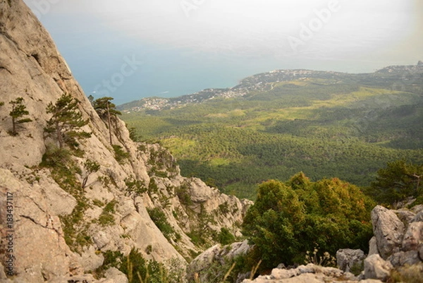 Obraz mountains, the sea, the valley, the rocks, the Crimea