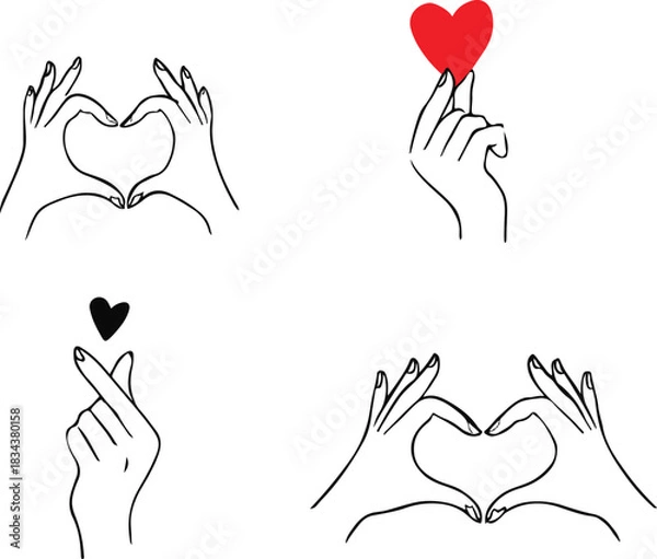 Obraz hands with heart